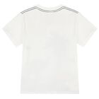  طقم شورت أولاد باللون الكحلى و الأبيض, 1, hi-res