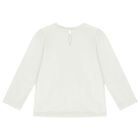 طقم تنورة بنات بشعار تيدى باللون العاجى والأحمر, 1, hi-res