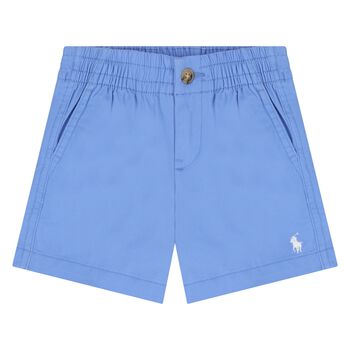 Baby Boys Blue Cotton Shorts