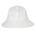 Boys White Logo Bucket Hat, 1, hi-res