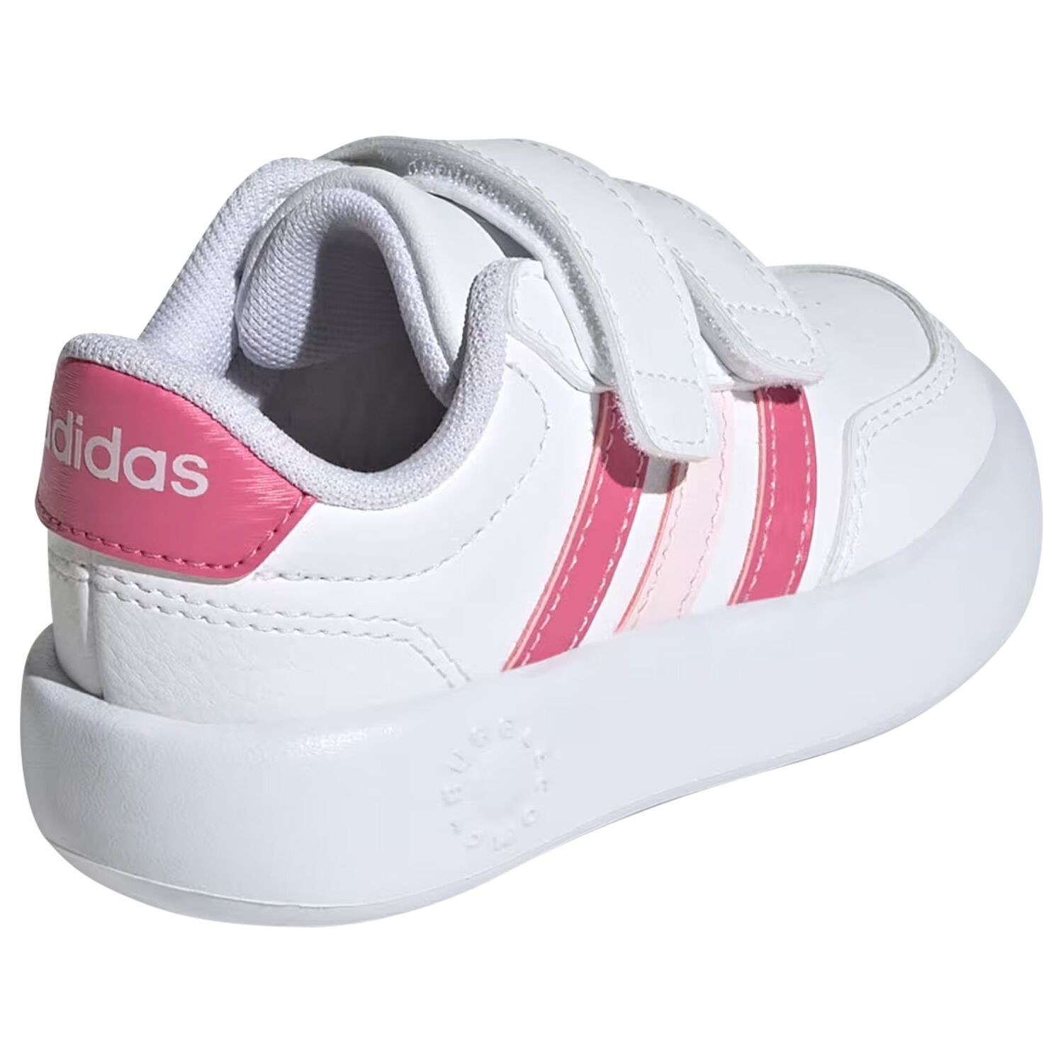 Girls White & Pink Breaknet 3.0 Trainers, 2, hi-res