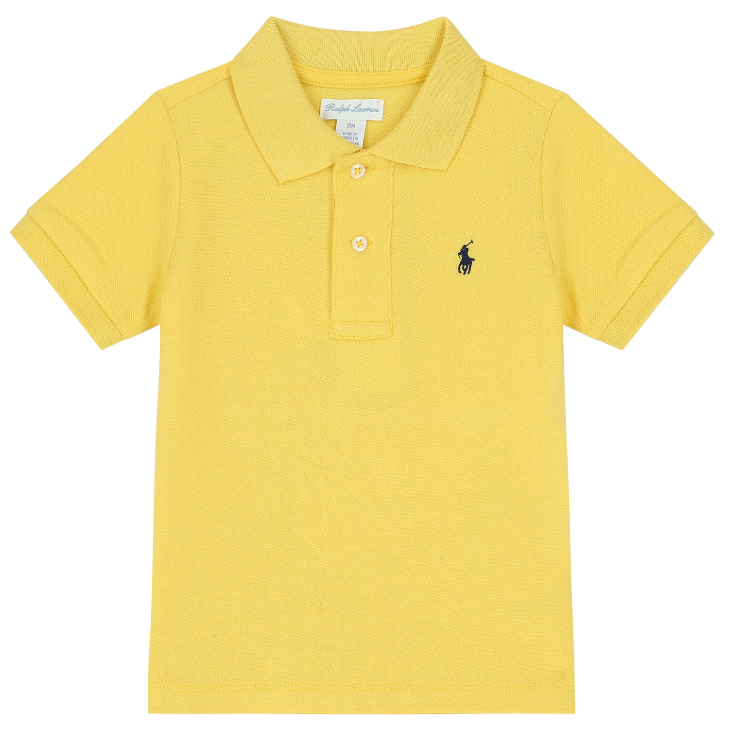 Baby Boys Yellow & Blue Logo Shorts Set, 1, hi-res