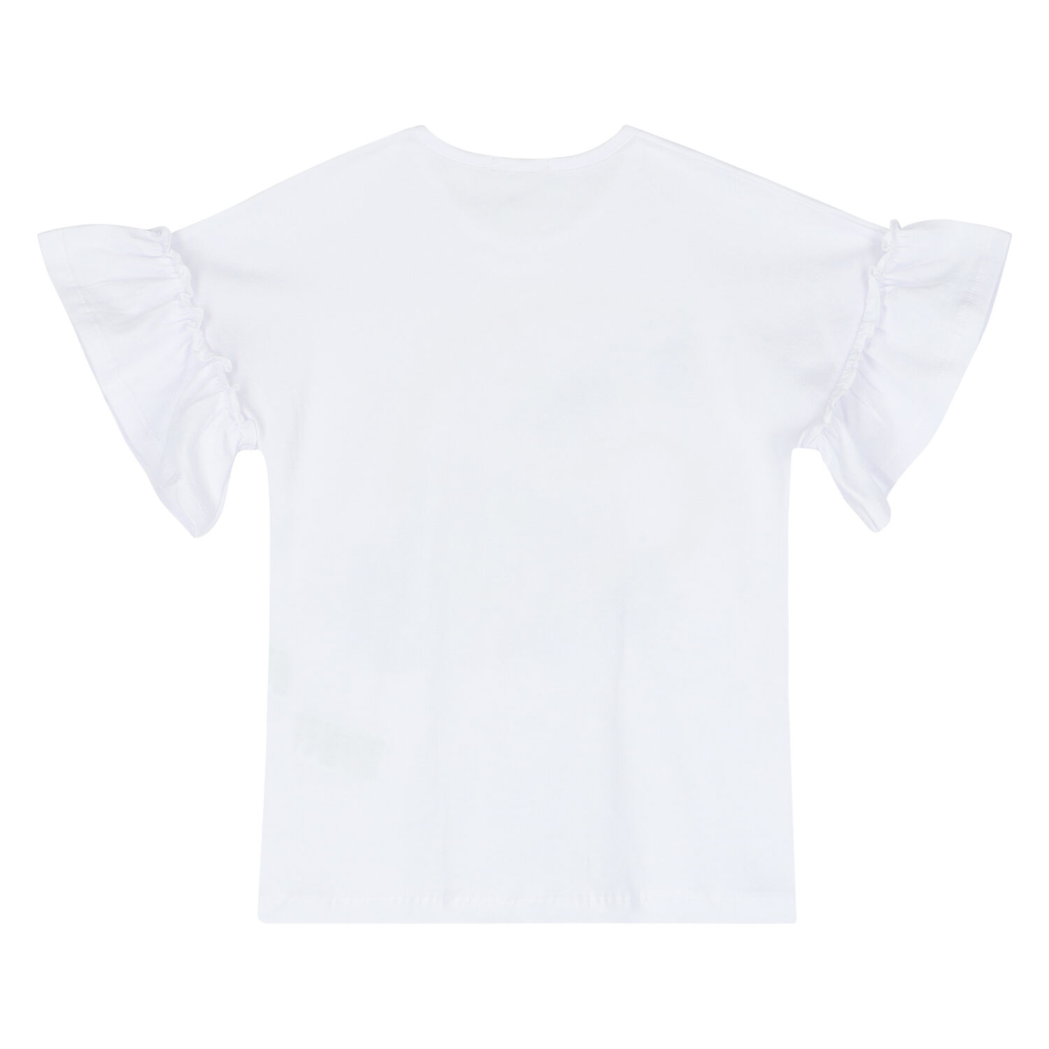 طقم شورت باللون الأبيض والأزرق للبنات, 1, hi-res