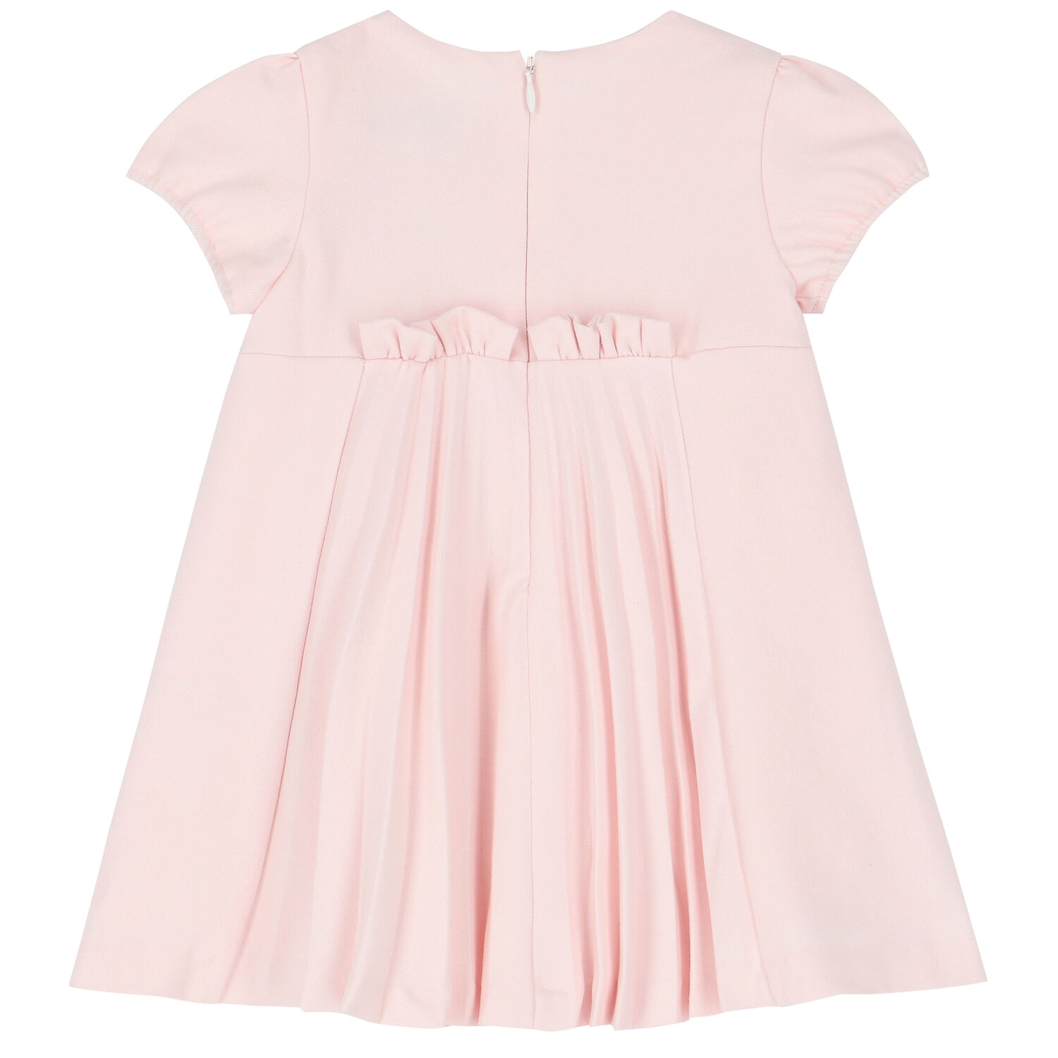 Younger Girls Pink Pleated Dress, 1, hi-res image number null