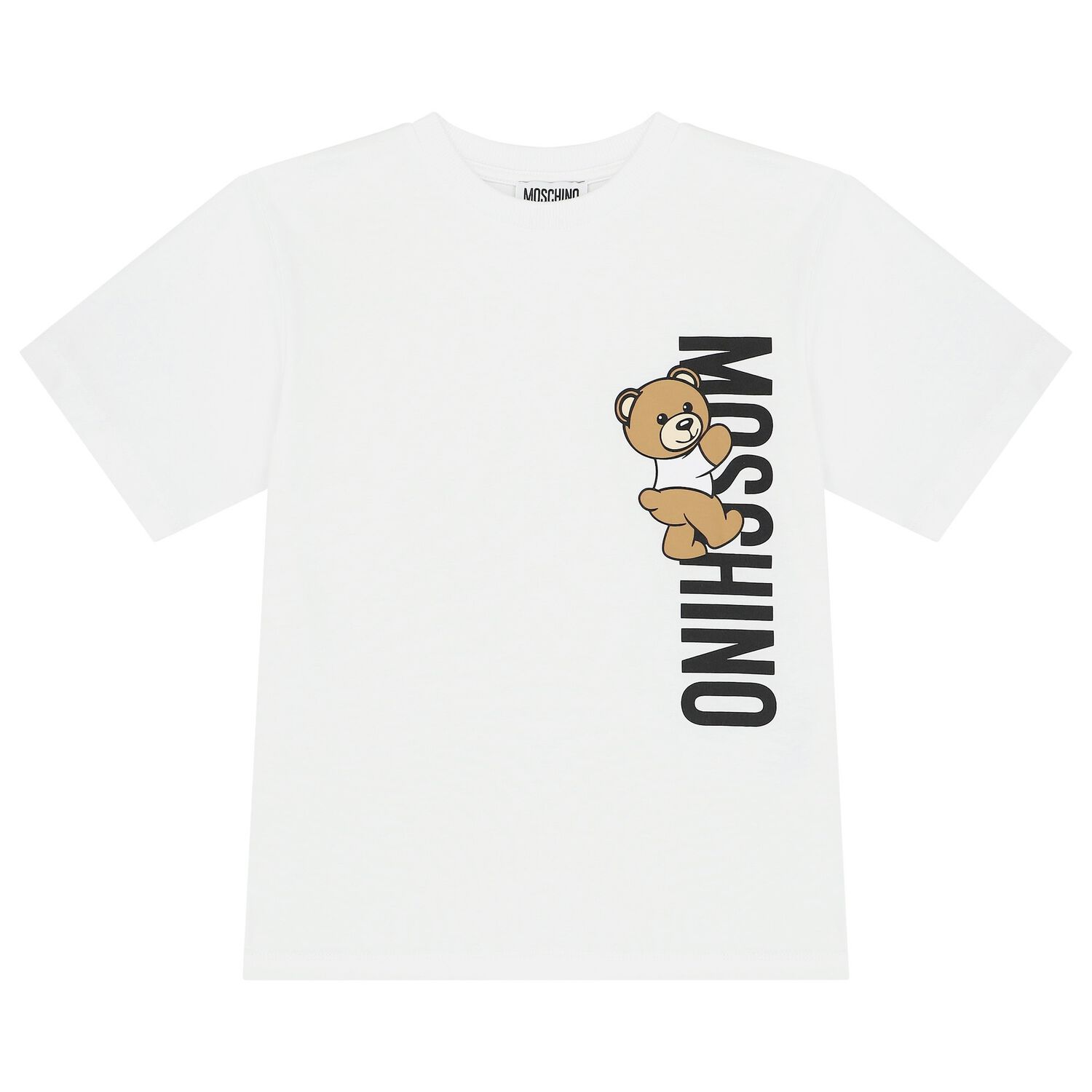 تيشيرت بشعار تيدى باللون الأبيض, 1, hi-res image number null