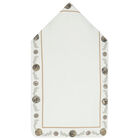 مدس بالشعار بطبعة العملات باللون الابيض والبيج, 1, hi-res