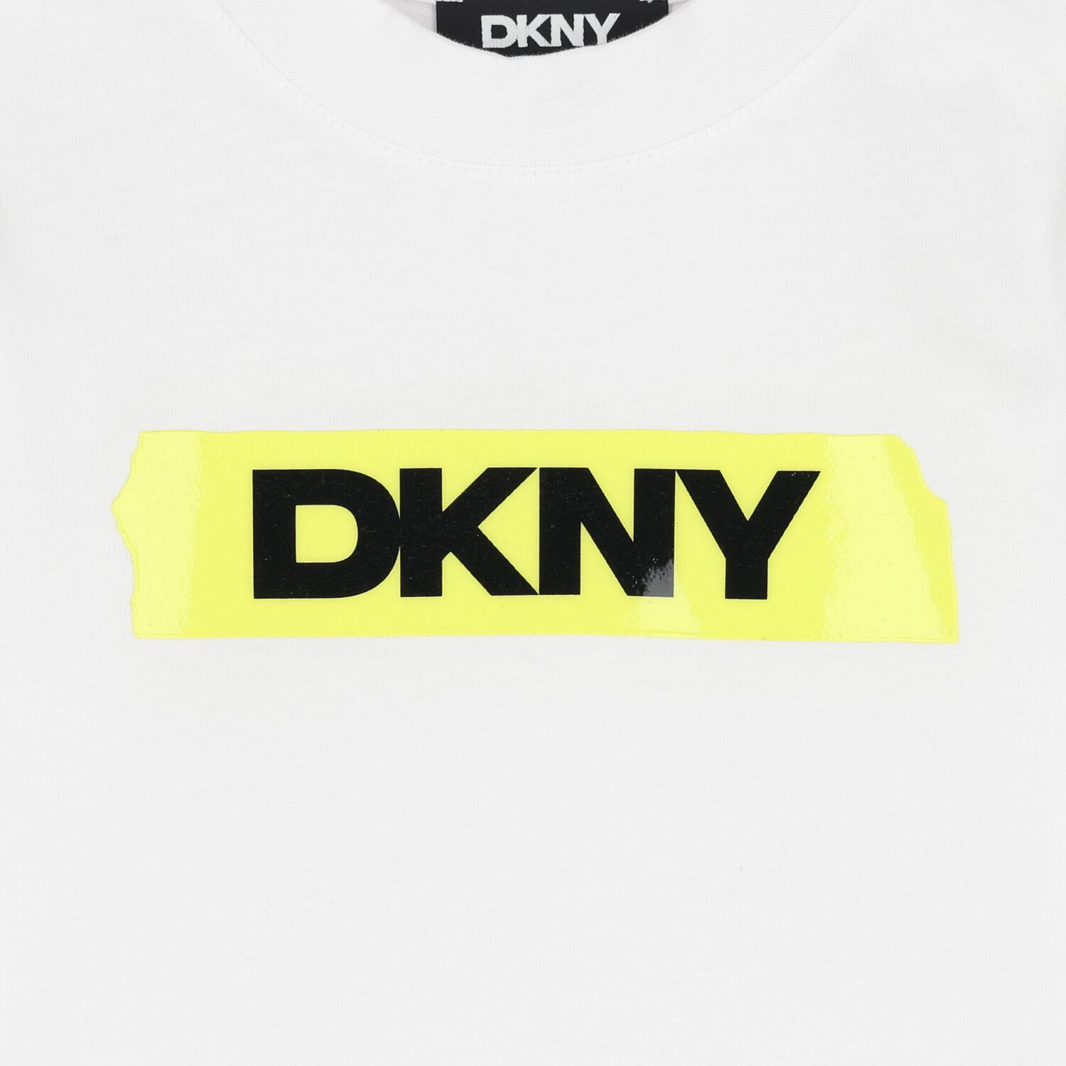 Boys Mini Me White Logo Long Sleeve Top, 1, hi-res