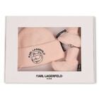 Baby Girls Pink Hat & Bootie Choupette Gift Set, 1, hi-res