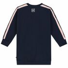 فستان بالشعار باللون الكحلى, 1, hi-res