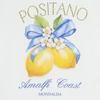 فستان بنات بشعار الليمون باللون الاصفر و الابيض, 1, hi-res