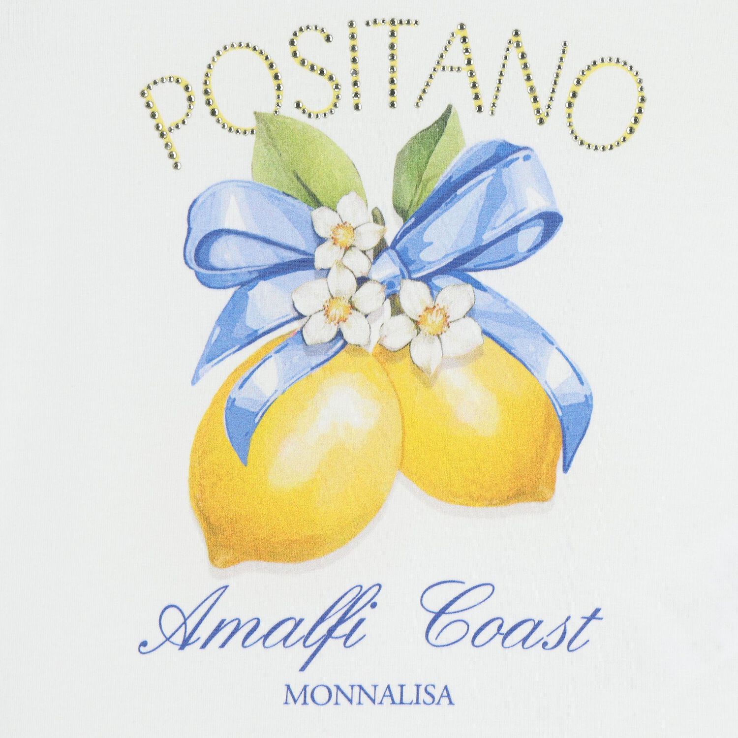 فستان بنات بشعار الليمون باللون الاصفر و الابيض, 1, hi-res