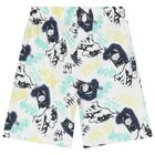 Boys White Batman Logo Shorts Set, 1, hi-res