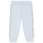 Baby Boys Blue Logo Tracksuit Set, 1, hi-res