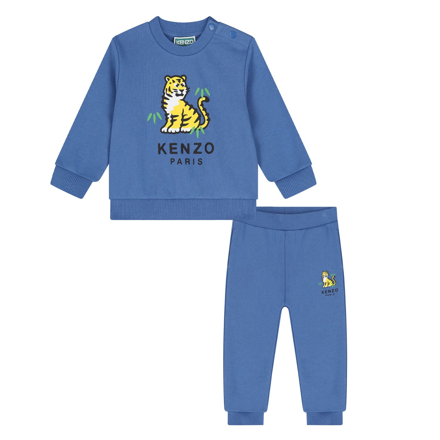 Younger Blue Tiger Logo Tracksuit, 2, hi-res image number null