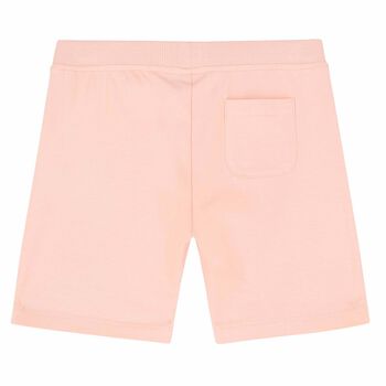 Younger Girls Pink Logo Shorts