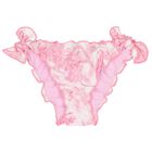 بيكيني بنقشة الغابة باللونين الوردي و الابيض للبنات , 1, hi-res