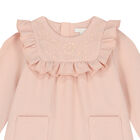 فستان بنات بالشعار باللون الوردى, 1, hi-res