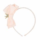 Girls Pink Bow Headband, 3, hi-res