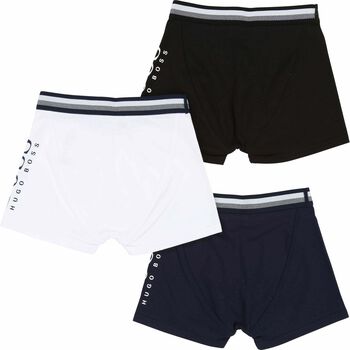 Boys Cotton Boxer Shorts (3 Pack)