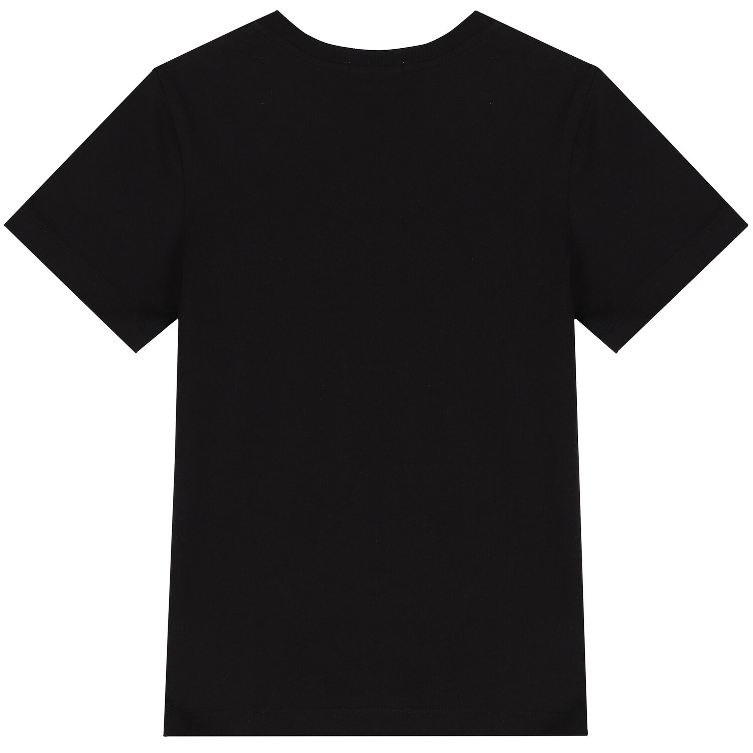 Boys Black Logo T-Shirt, 1, hi-res