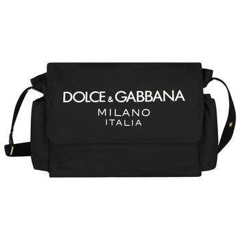 Black & White Logo Baby Changing Bag