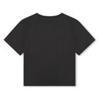 Black Lucky Tiger Logo T-Shirt, 1, hi-res