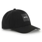 Boys Black Logo Cap, 1, hi-res