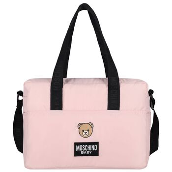 Pink Teddy Bear Baby Changing Bag
