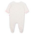 Baby Girls Ivory & Pink Heart Babygrow Gift Set, 1, hi-res