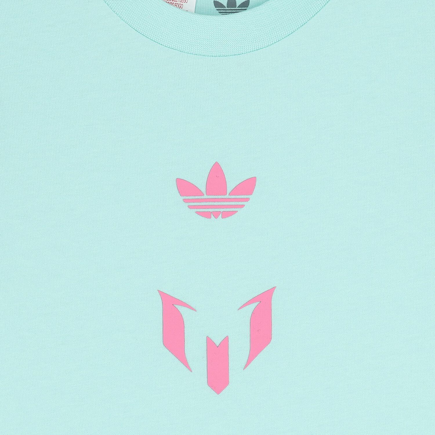 تشيرت بشعار ميسي باللون الاخضر للبنات , 1, hi-res