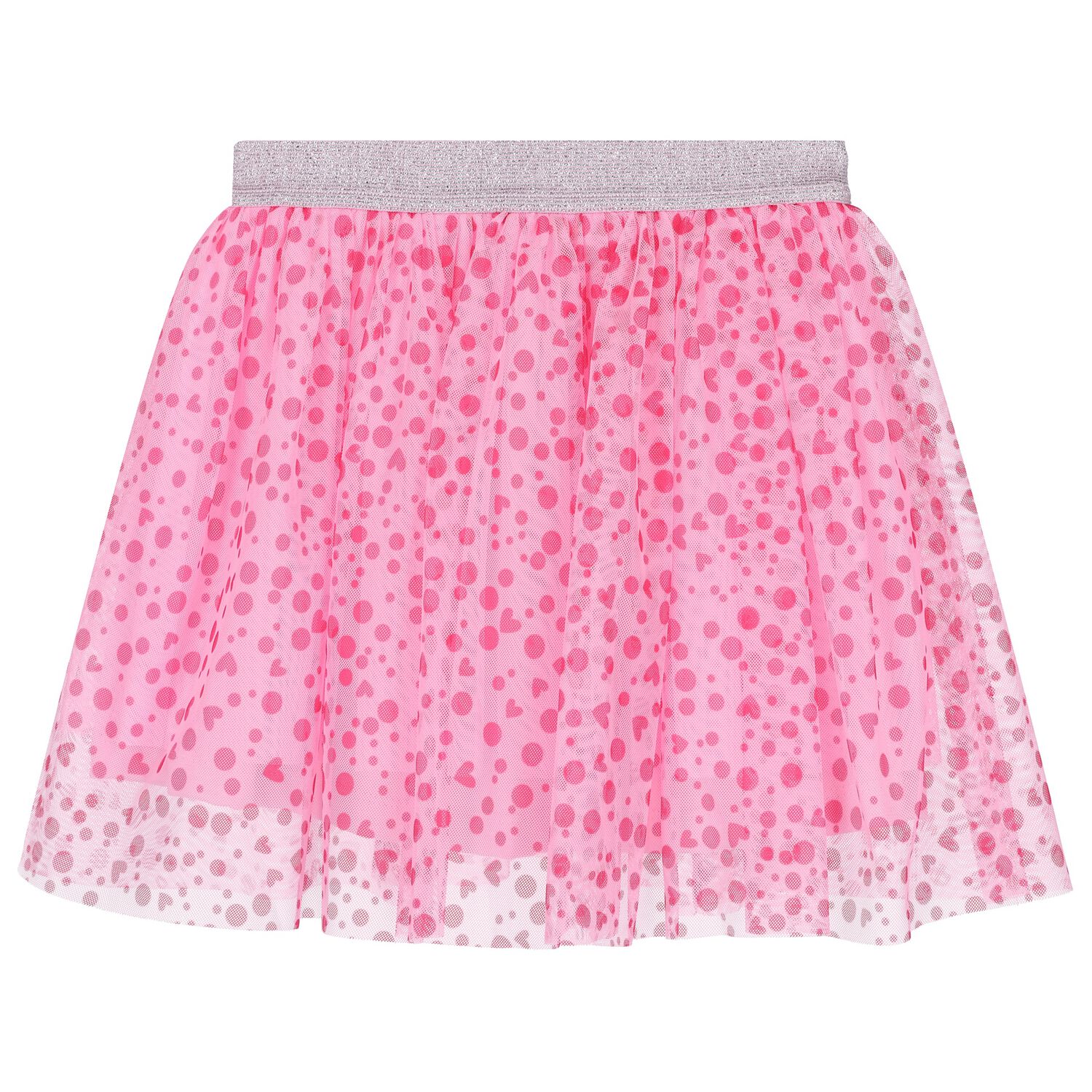 Girls Pink Tulle Skirt, 1, hi-res