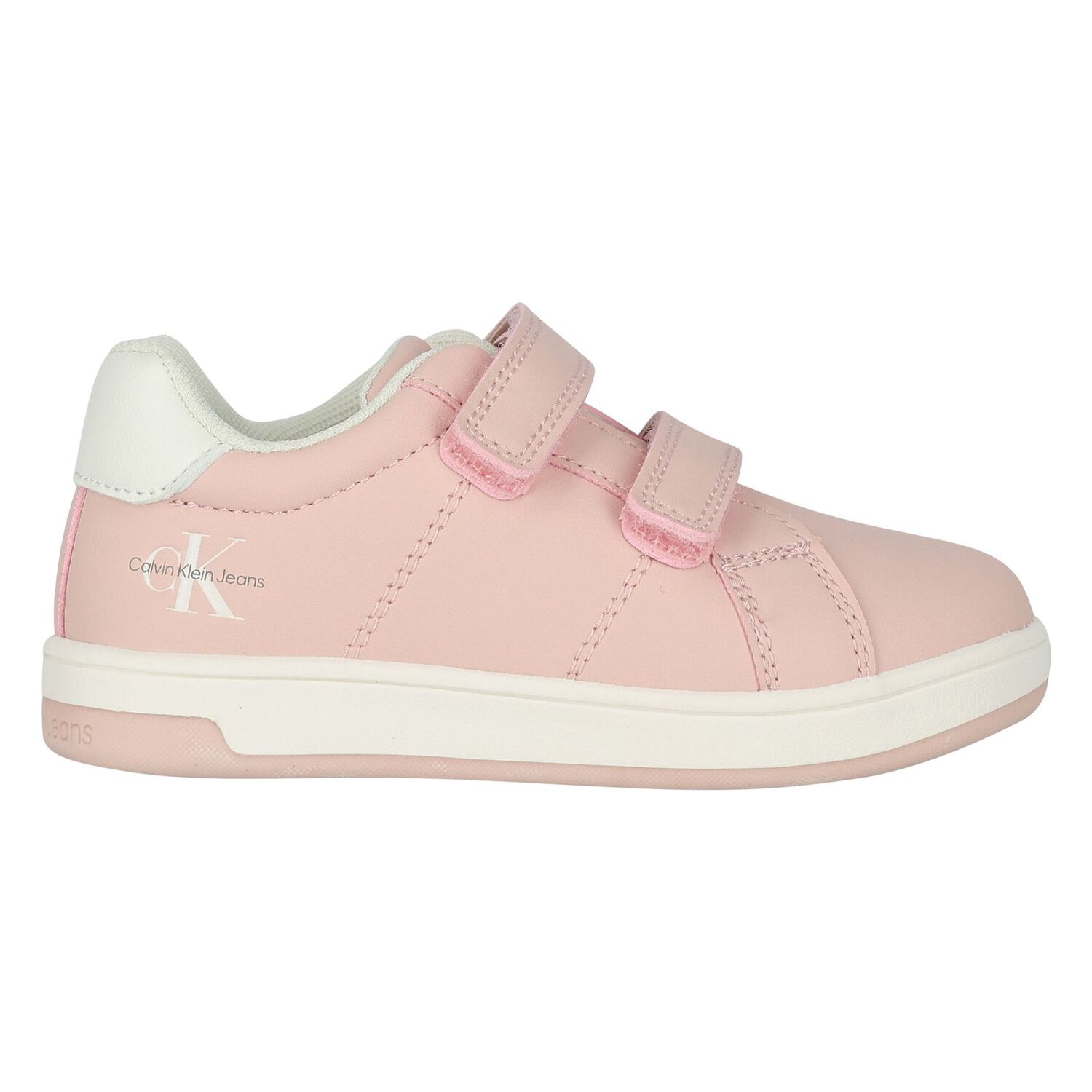 Girls Pink Logo Trainers, 1, hi-res