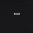Girls Black Logo Sweatshirt Tulle Dress, 1, hi-res