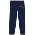 Boys Navy Logo Joggers, 1, hi-res