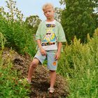 شورت جينز أولاد بطبعة الشمس باللون الأزرق, 1, hi-res