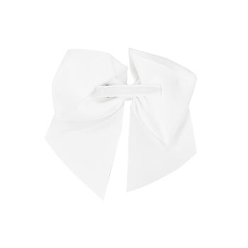 Girls White Bow Hair Clip