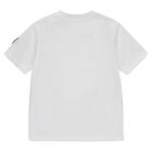 Boys White & Navy Blue Short Set, 1, hi-res