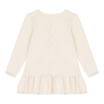 Baby Girls Ivory Bag Dress