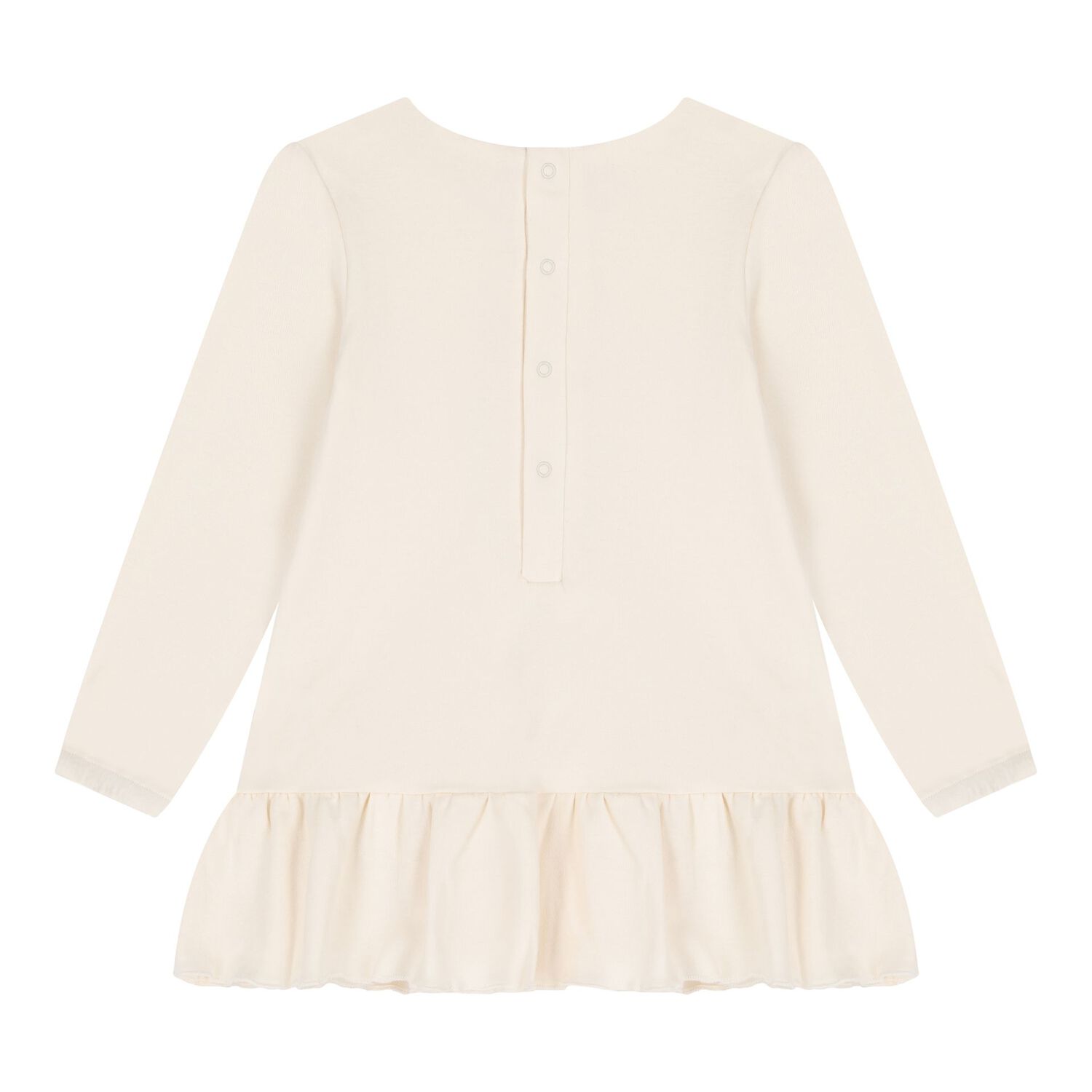 Baby Girls Ivory Bag Dress, 1, hi-res image number null