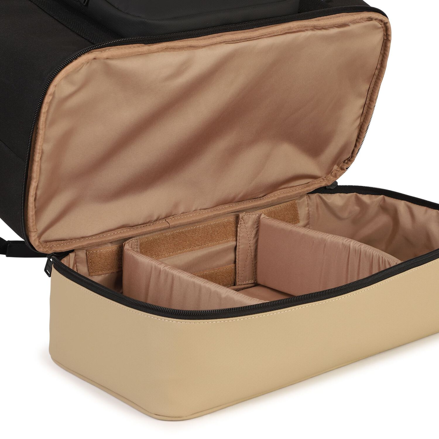 Black & Beige Logo Changing Bag ( 39CM ), 1, hi-res