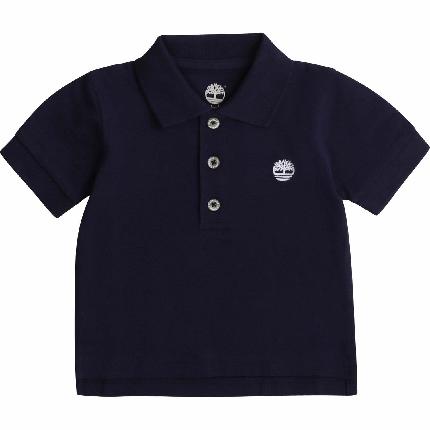 Younger Boys Navy Logo Polo Shirt, 1, hi-res image number null