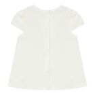 Baby Girls White & Pink Tracksuit Set ( 3 Piece ), 1, hi-res