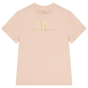 Girls Pink Logo T-Shirt