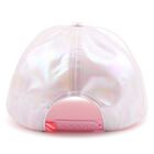 Girls Silver Iridescent Cap, 1, hi-res