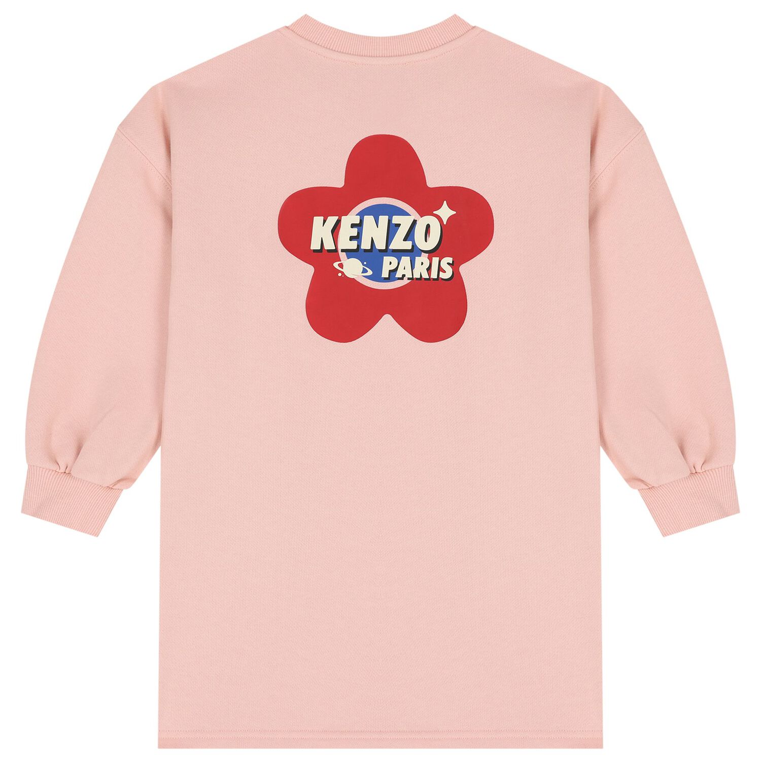 Girls Pink Logo Dress, 1, hi-res