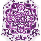 ملابس سباحة ماجوليكا بيضاء وأرجوانية للبنات, 1, hi-res