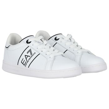 White Logo Trainers