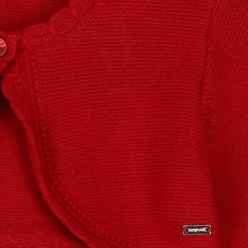 Younger Girls Red Bolero Cardigan