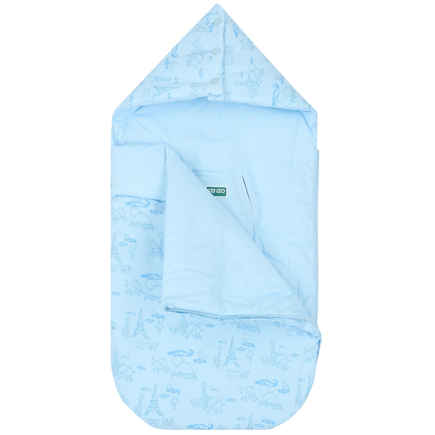 مدس بالشعار باللون الأزرق للأولاد, 1, hi-res