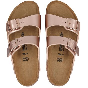 Girls Metallic Copper Sandals